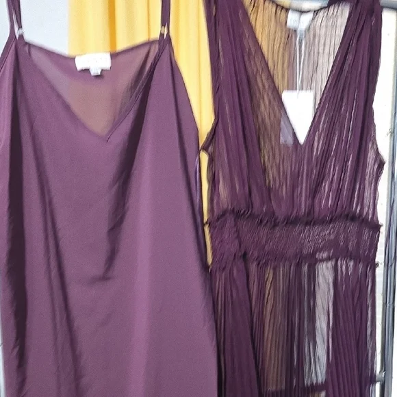 🆕️Lucy Paris Deep Purple Maxi Dress Set - Picture 6 of 8